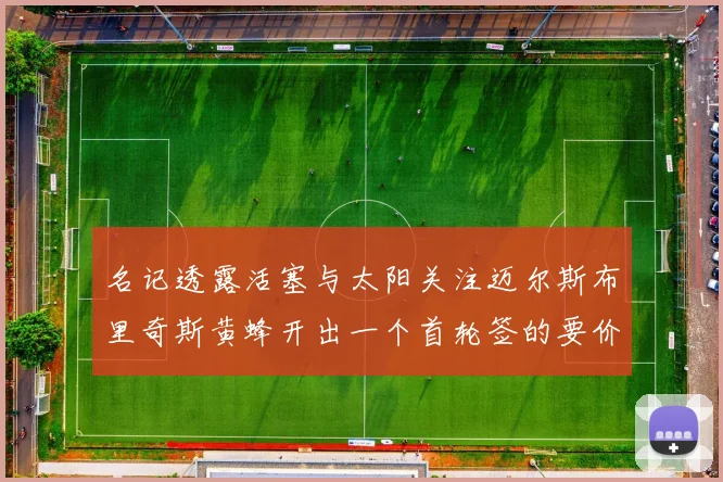 名记透露活塞与太阳关注迈尔斯布里奇斯黄蜂开出一个首轮签的要价